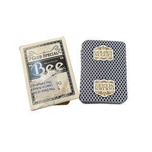 Vintage Used in Casino Play Golden Nugget Las Vegas Playing Cards Complete Bee